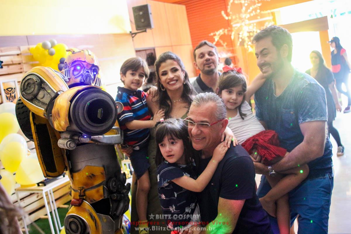 Bumblebee Personagem Vivo Para Festas.