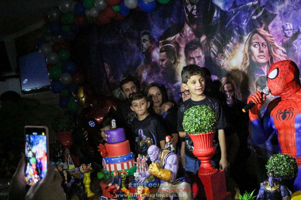 Os Vingadores Personagens Vivos Para Festas.