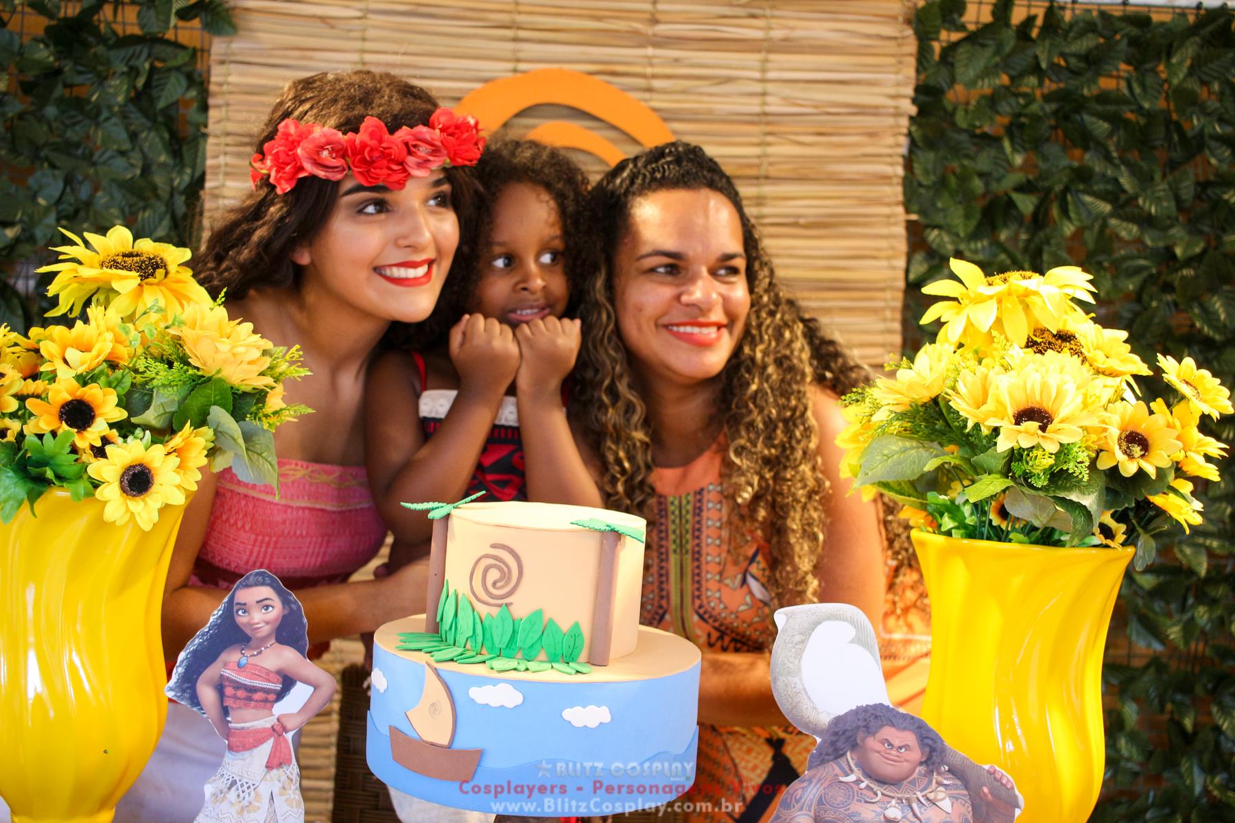 Moana personagem vivo para festas e eventos