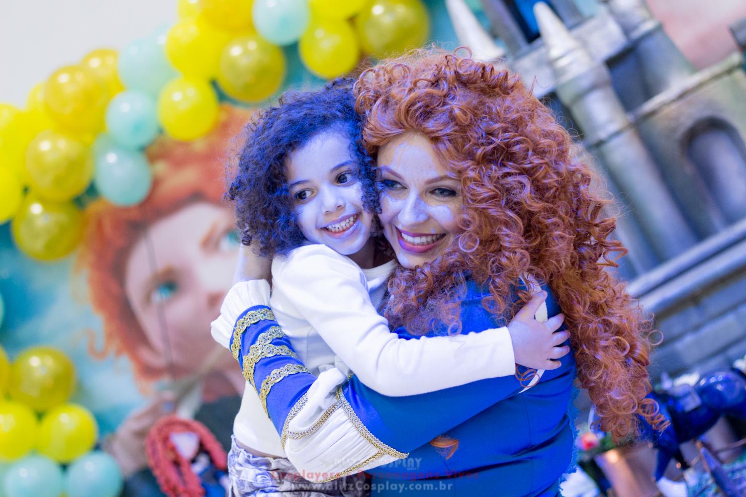 Princesa Merida Personagem Vivo Valente
