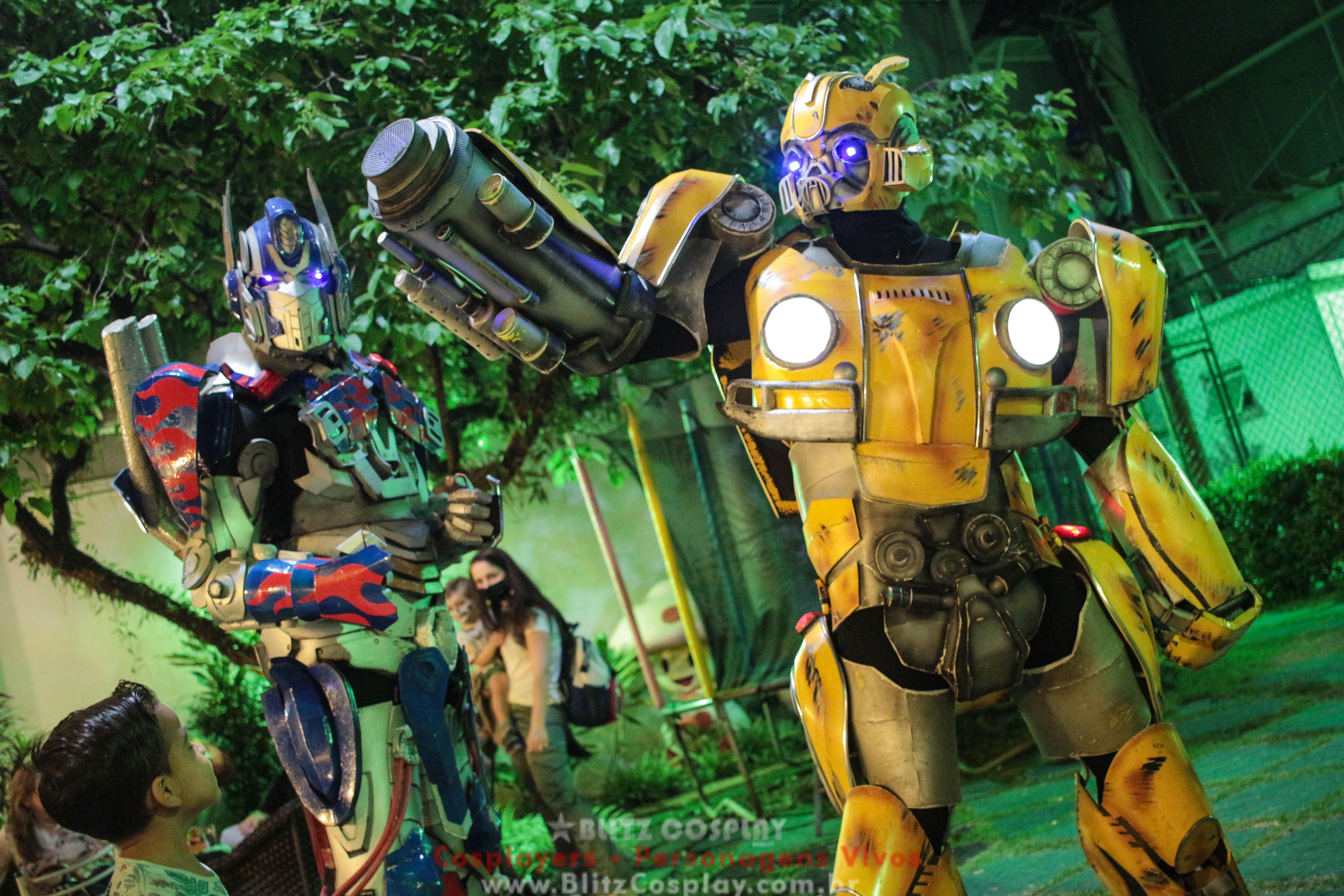 Transformers Personagem Vivo Para Festas e Eventos 