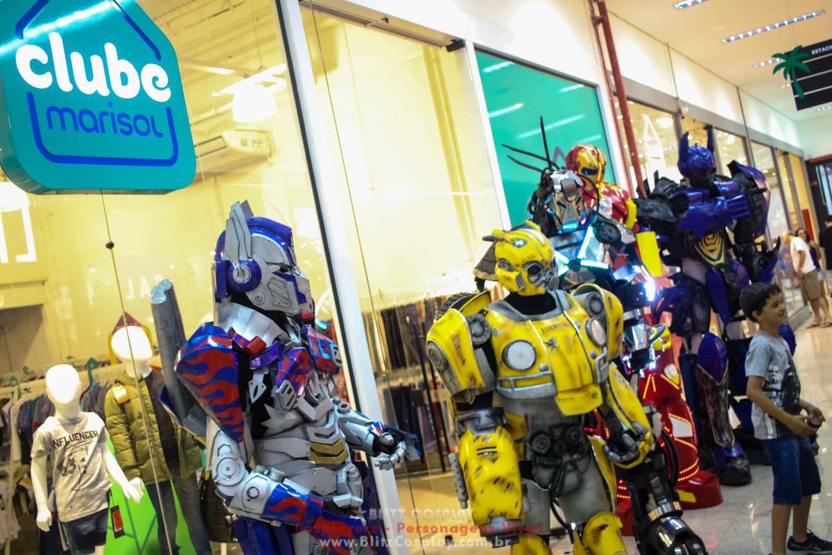 Transformers Personagens Vivos Para Festas.