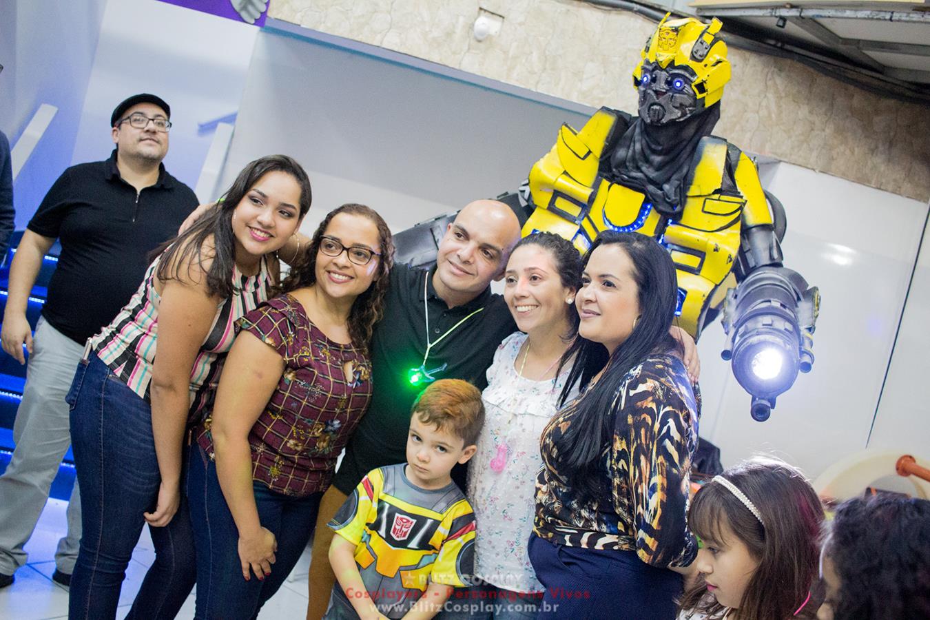 Transformers Personagens vivos para festas