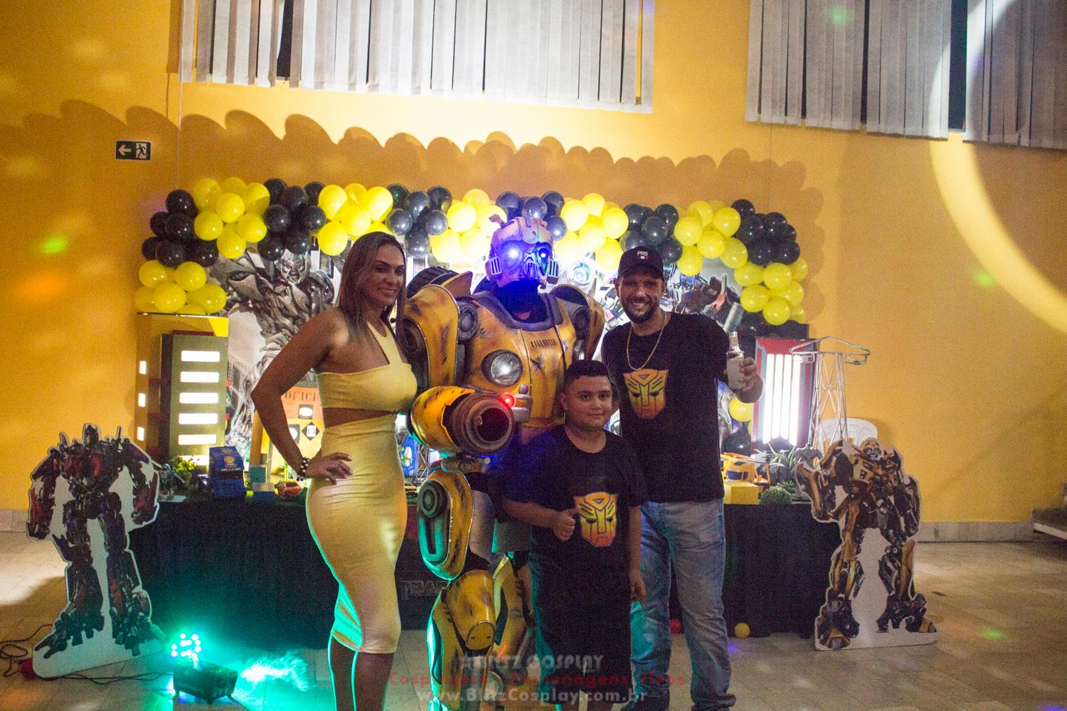 Bumblebee Personagem Vivo Para Festas.