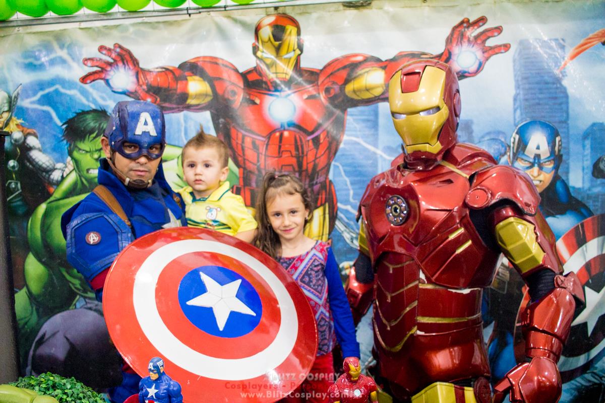 Os Vingadores Personagens vivos para festas