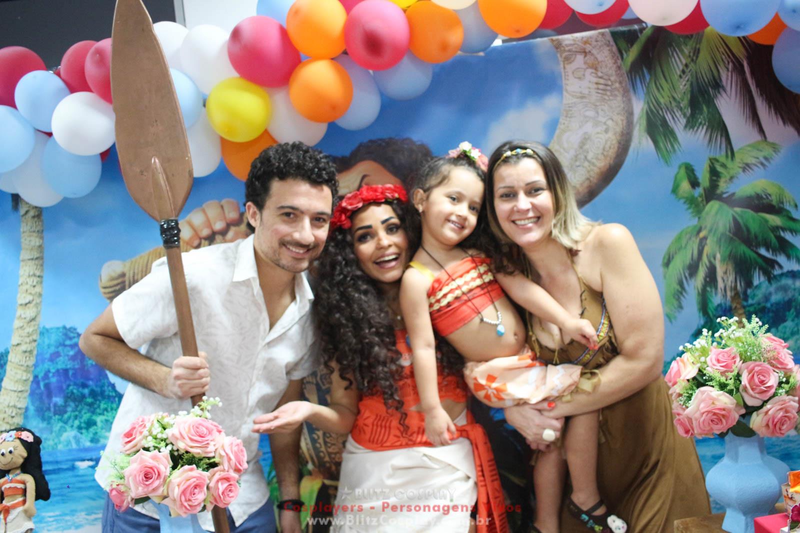 Moana Personagem Vivo Para Festa e Eventos.
