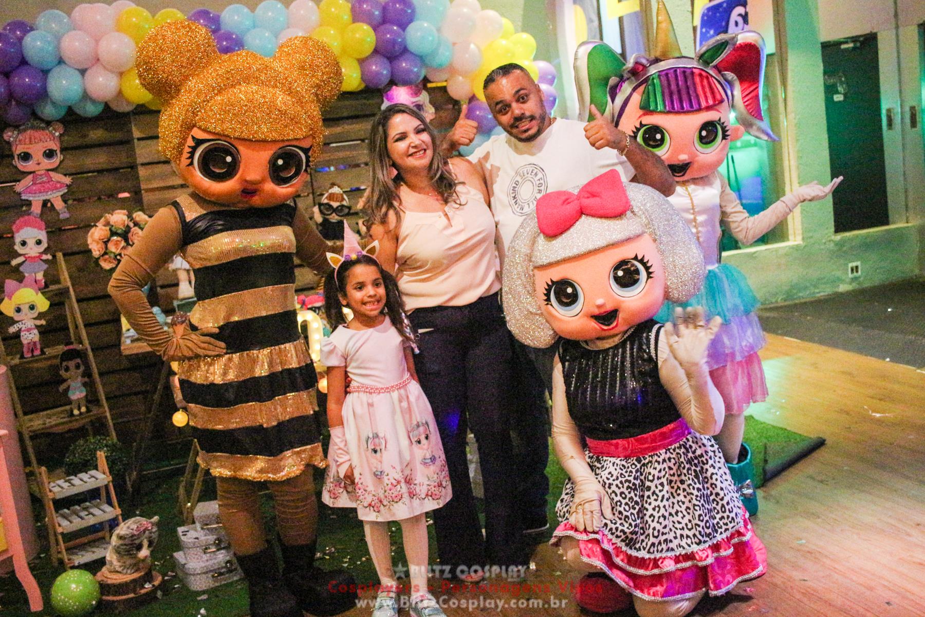 LOL Surprise Personagens Vivos Para Festas.