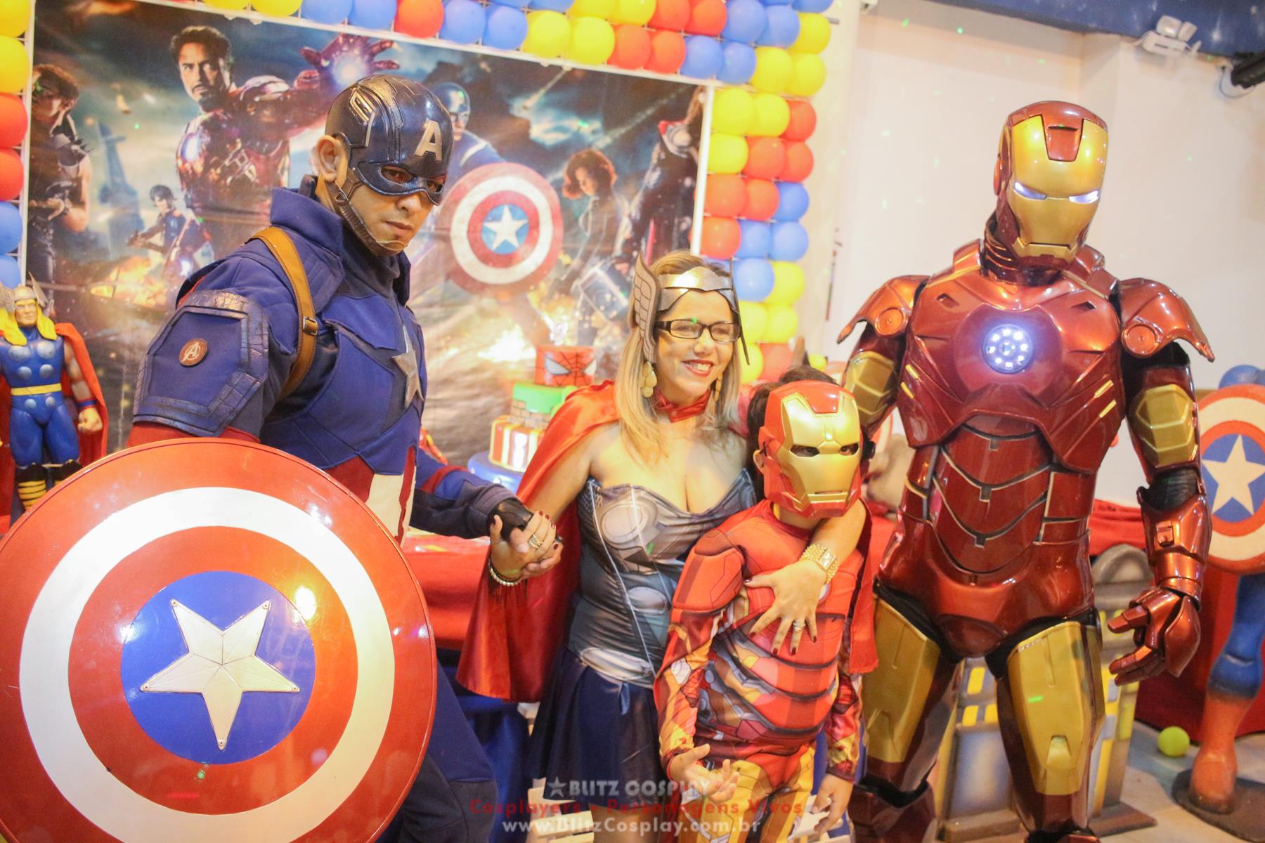 Homem de ferro personagem para festas