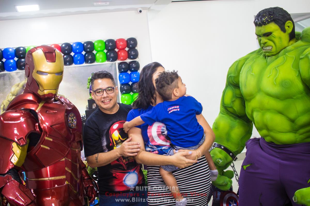 Personagem vivo Homem de ferro