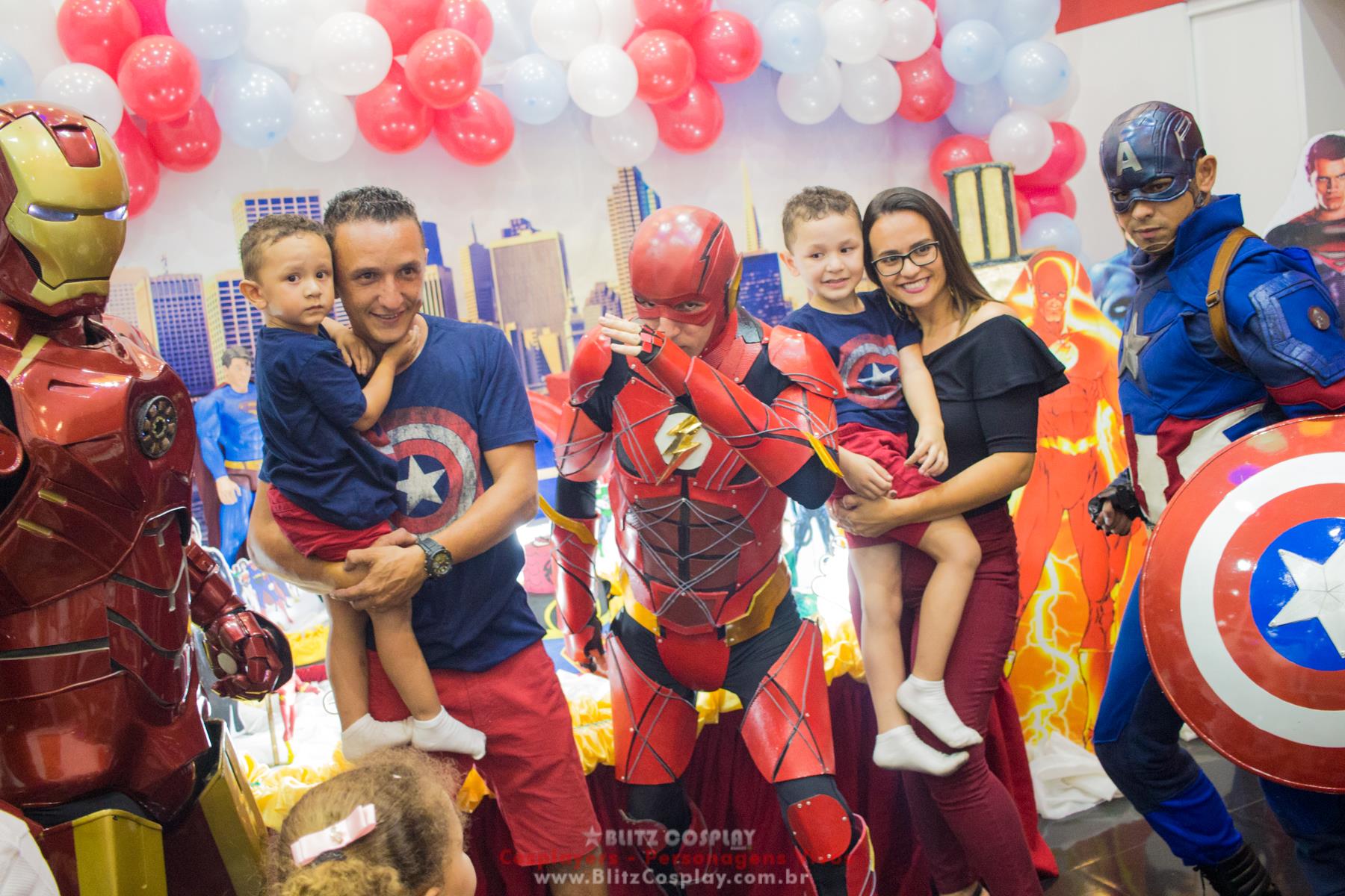 Capitão America Personagem vivo para