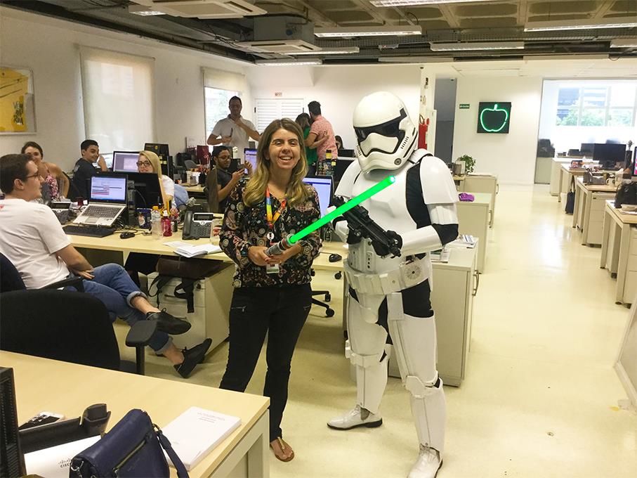 Stormtrooper personagens vivos para eventos