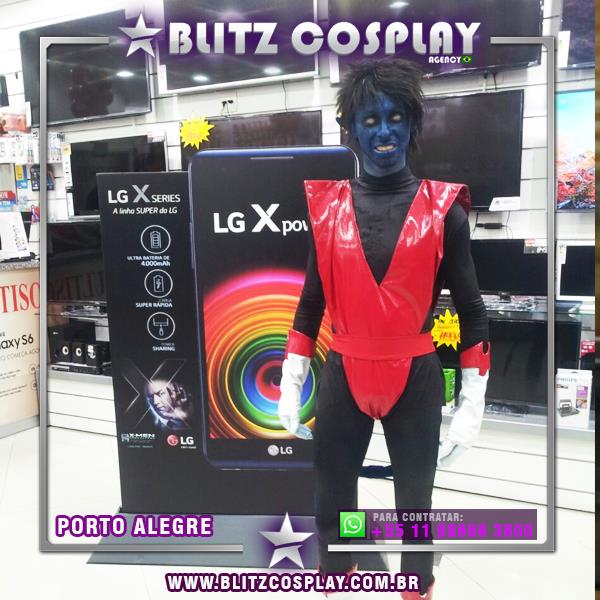 X MEN personagens vivos para eventos