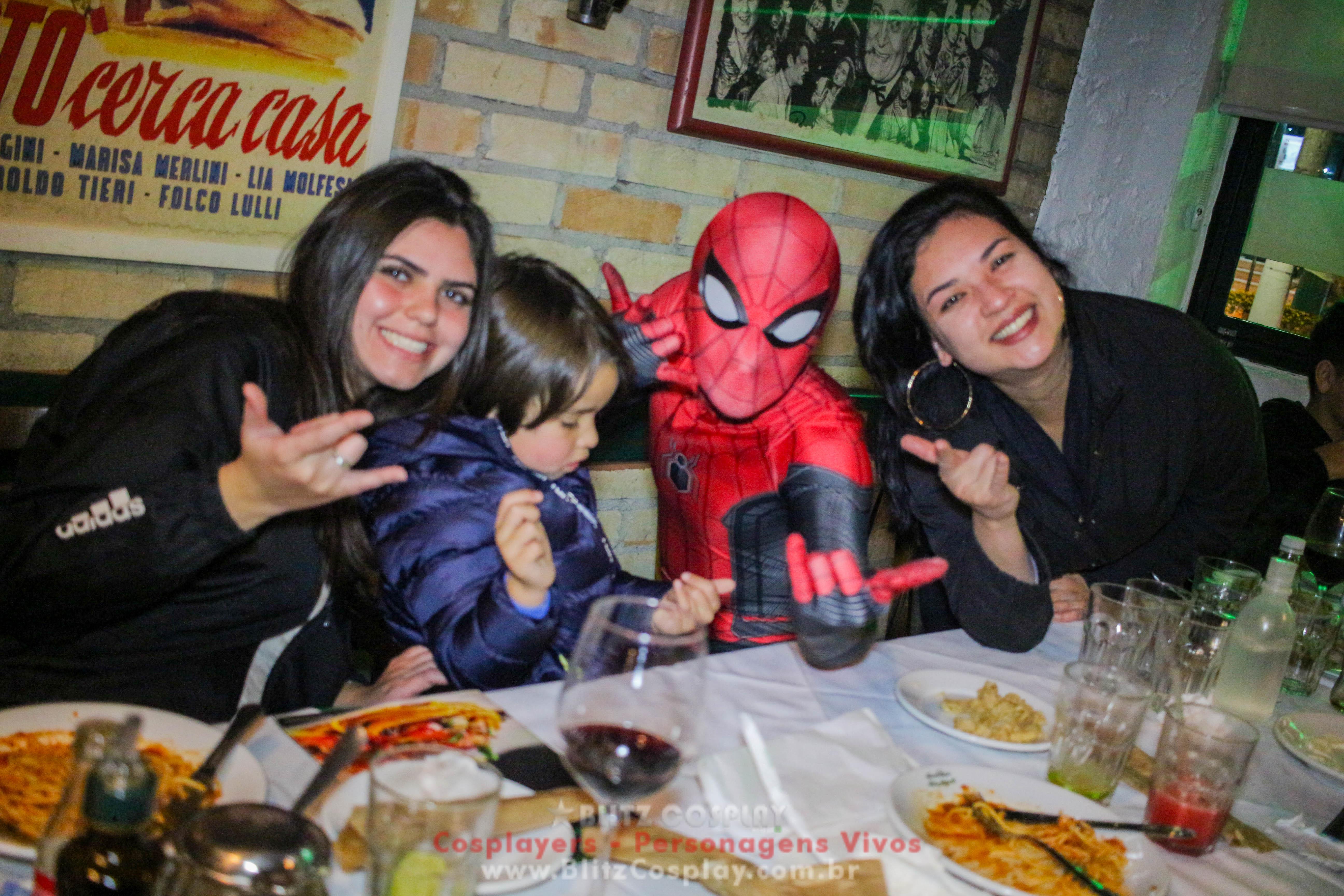 Homem Aranha Personagem Vivo Para Festas e Eventos.
