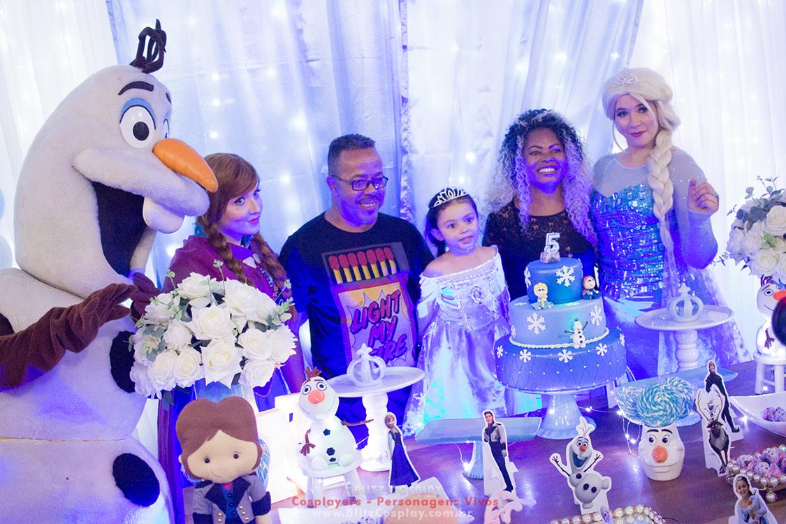 Frozen Personagens vivos para festa