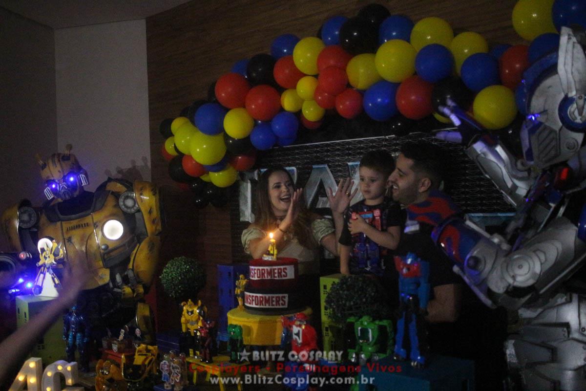 Transformers Personagem Vivo Para Festas e Eventos 