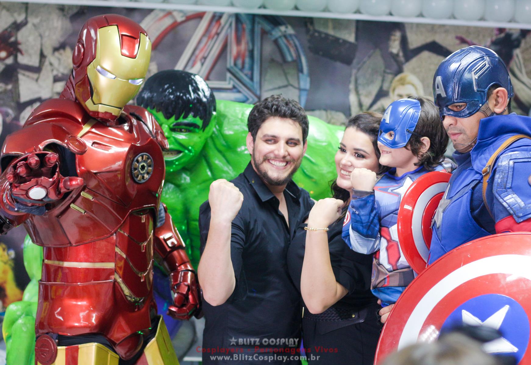 Homem de Ferro Personagens vivos para festa