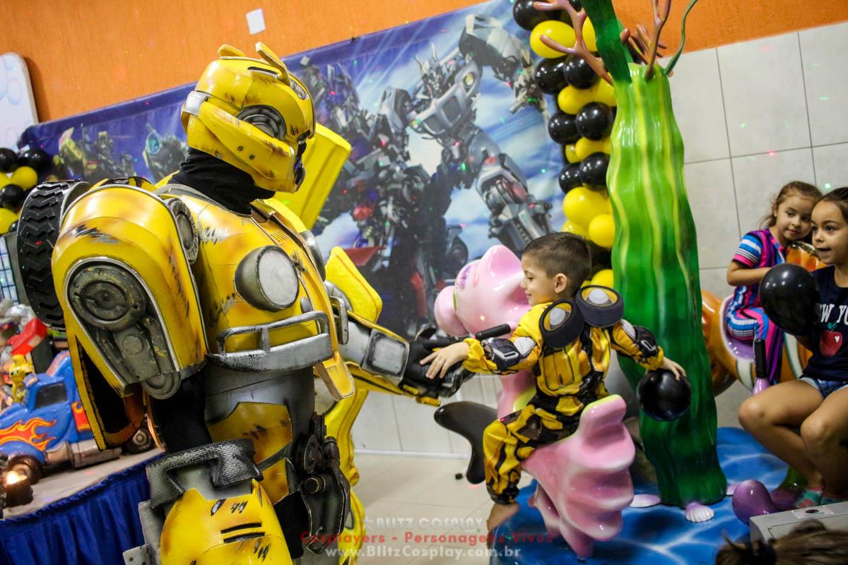 Bumblebee Personagem Vivo Para Festas.