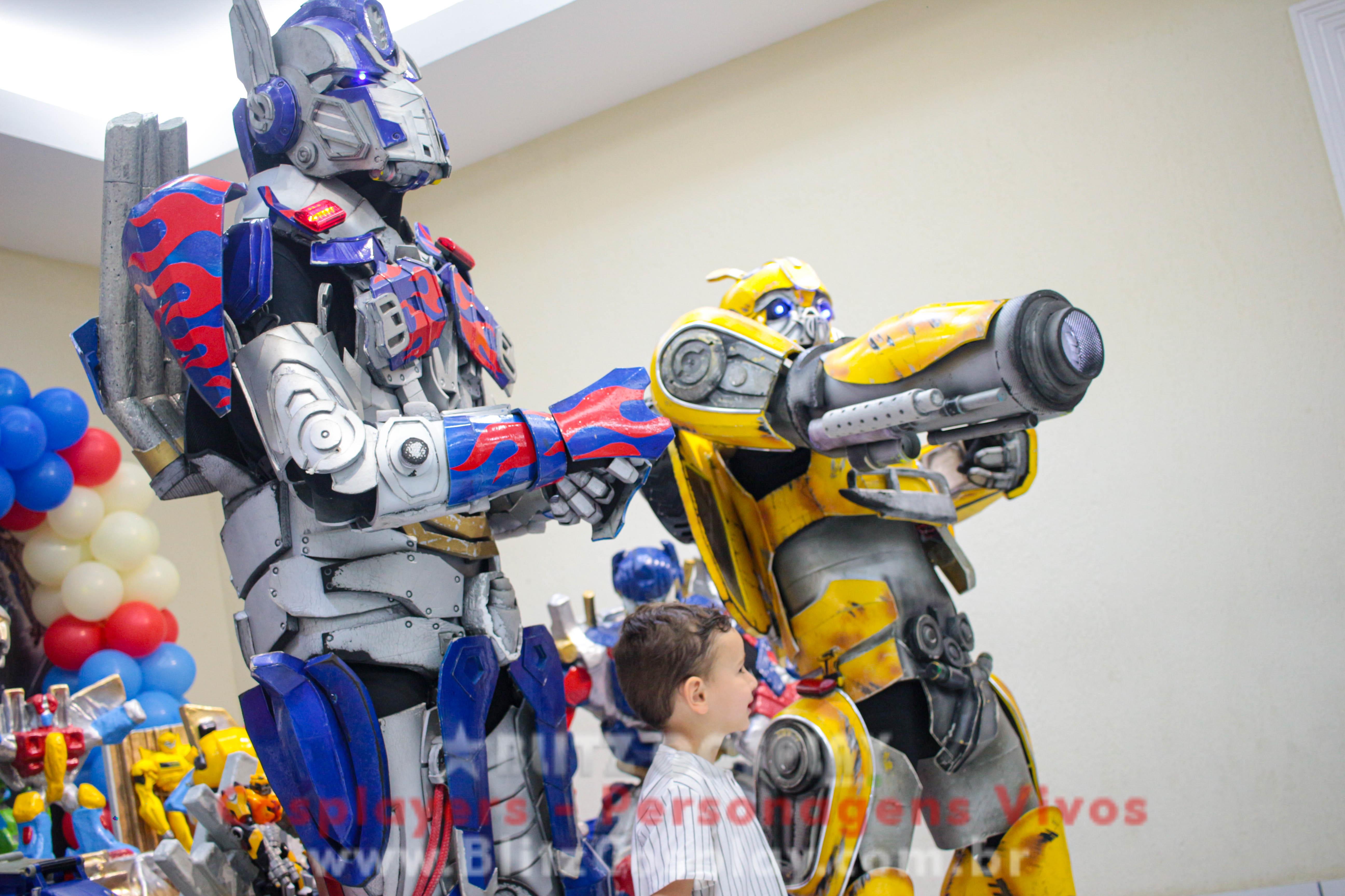 Transformers Personagem Vivo Para Festas e Eventos 
