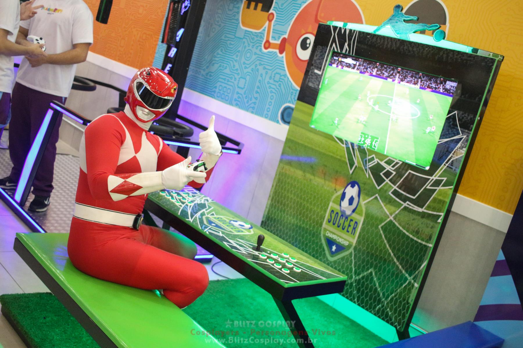 Power Rangers Personagem Vivo Para Festas.