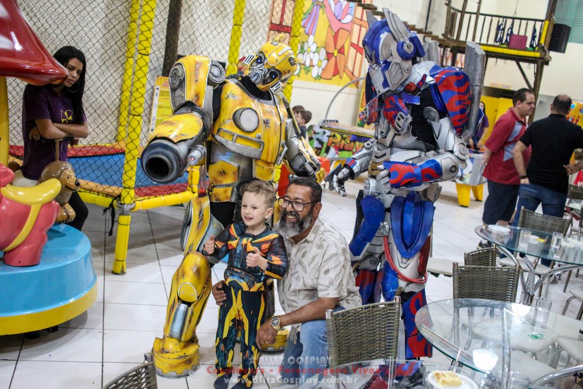 Transformers Personagens Vivos Para Festas.