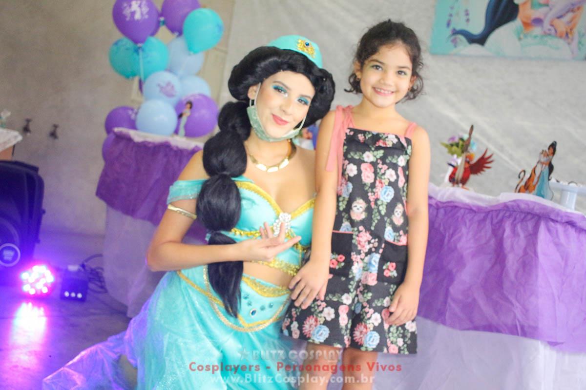Jasmine Personagens Vivos para Festas e Eventos.