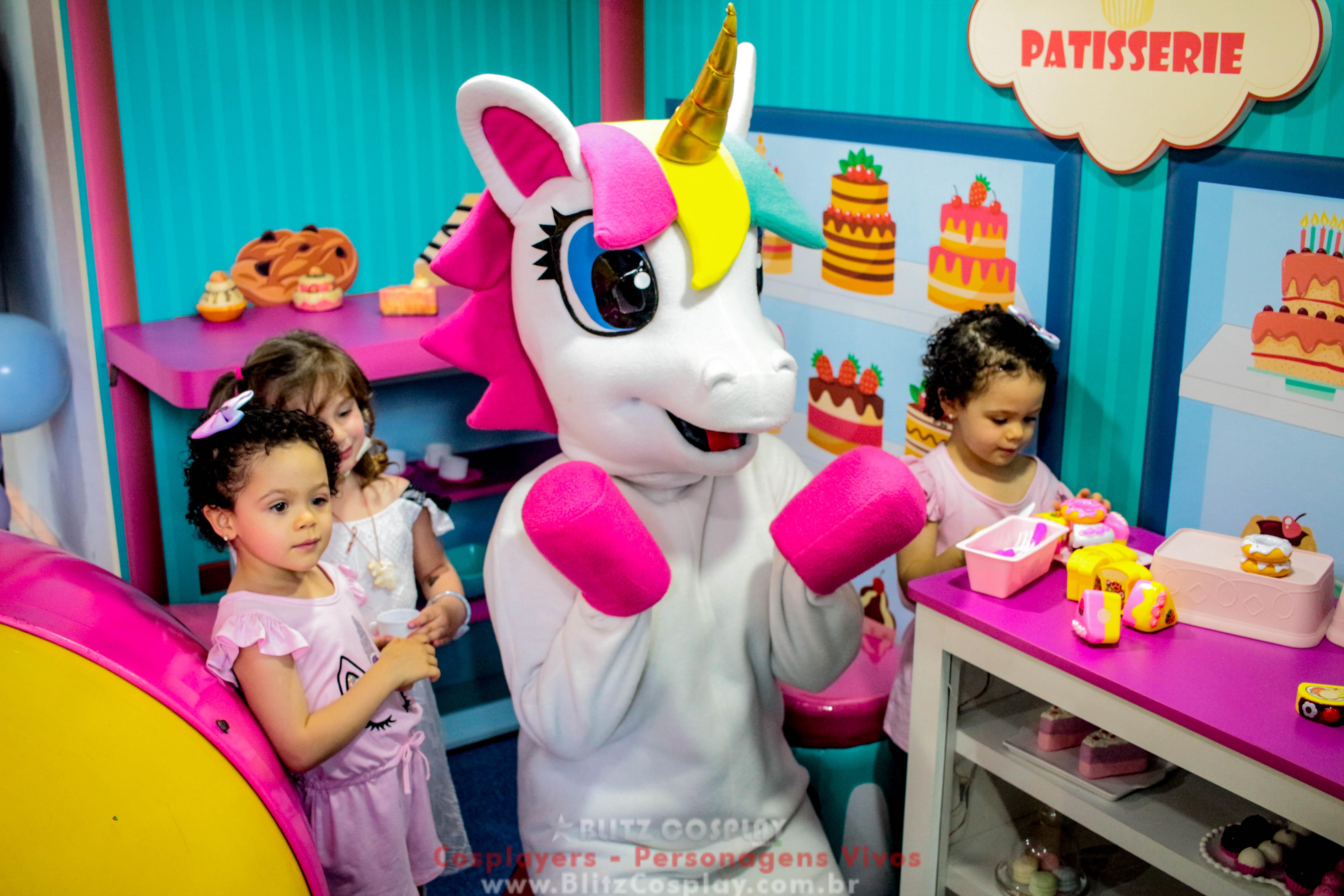 Unicórnio Personagens Vivos Para Festas e Eventos.