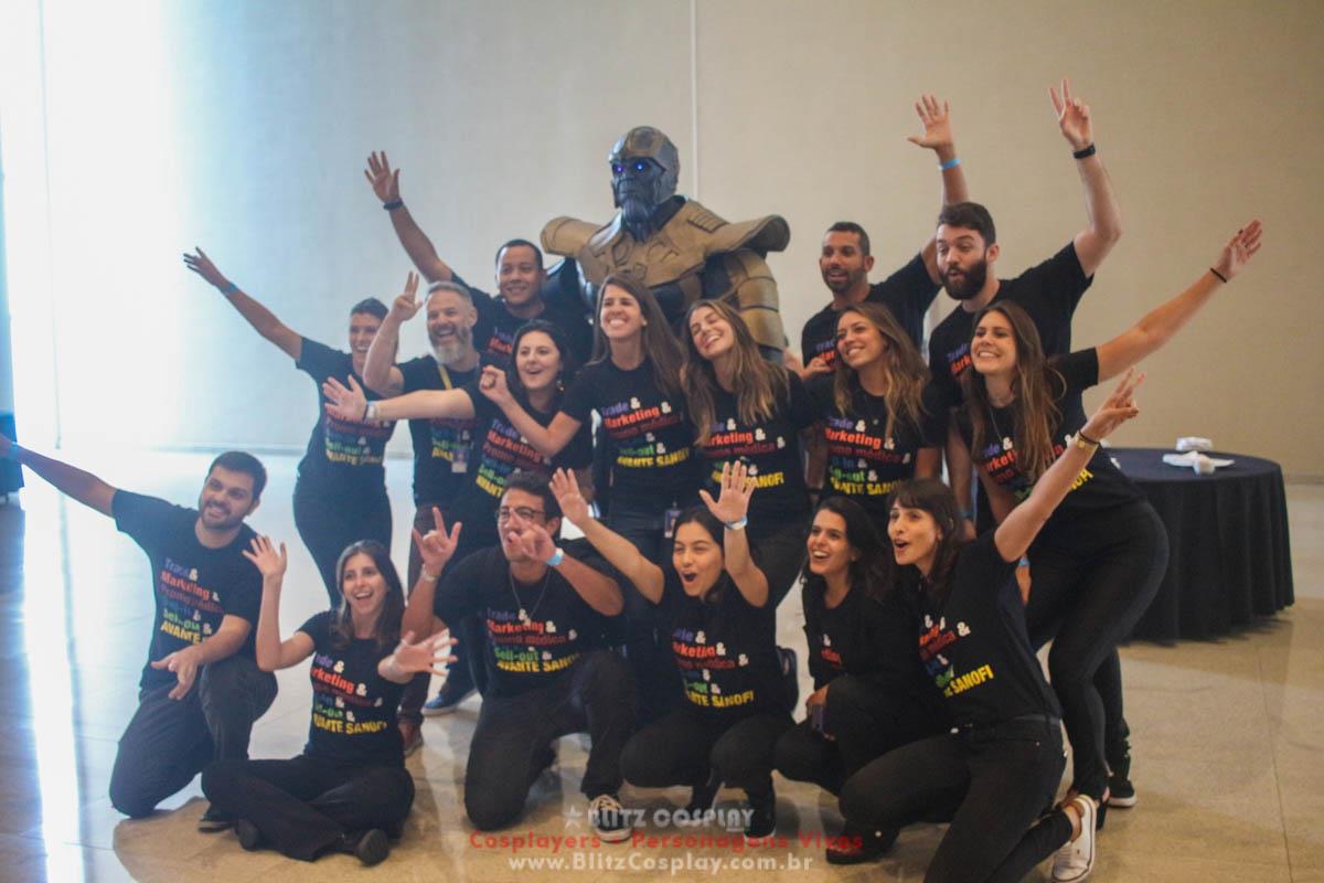 Thanos Personagem Vivo Para Festas.