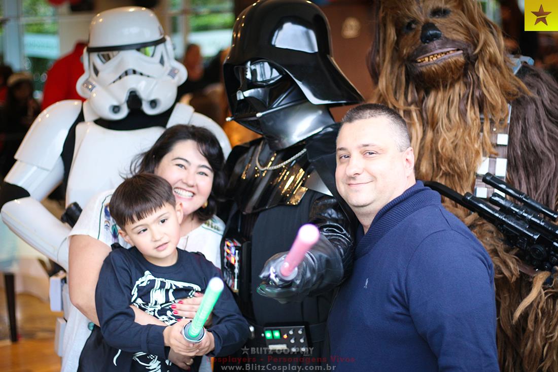 Personagens vivos Star Wars para festas