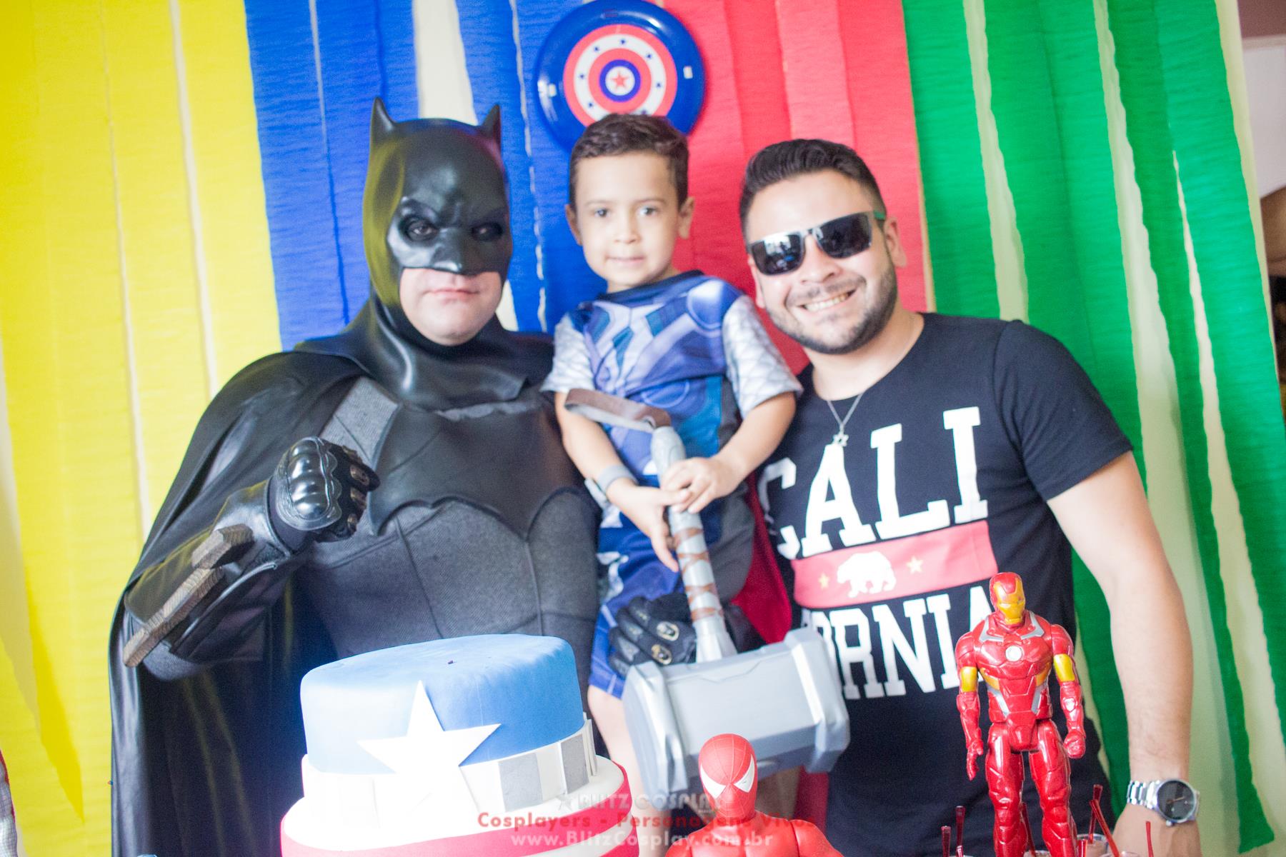 Batman personagem vivo para festas e aniversários 