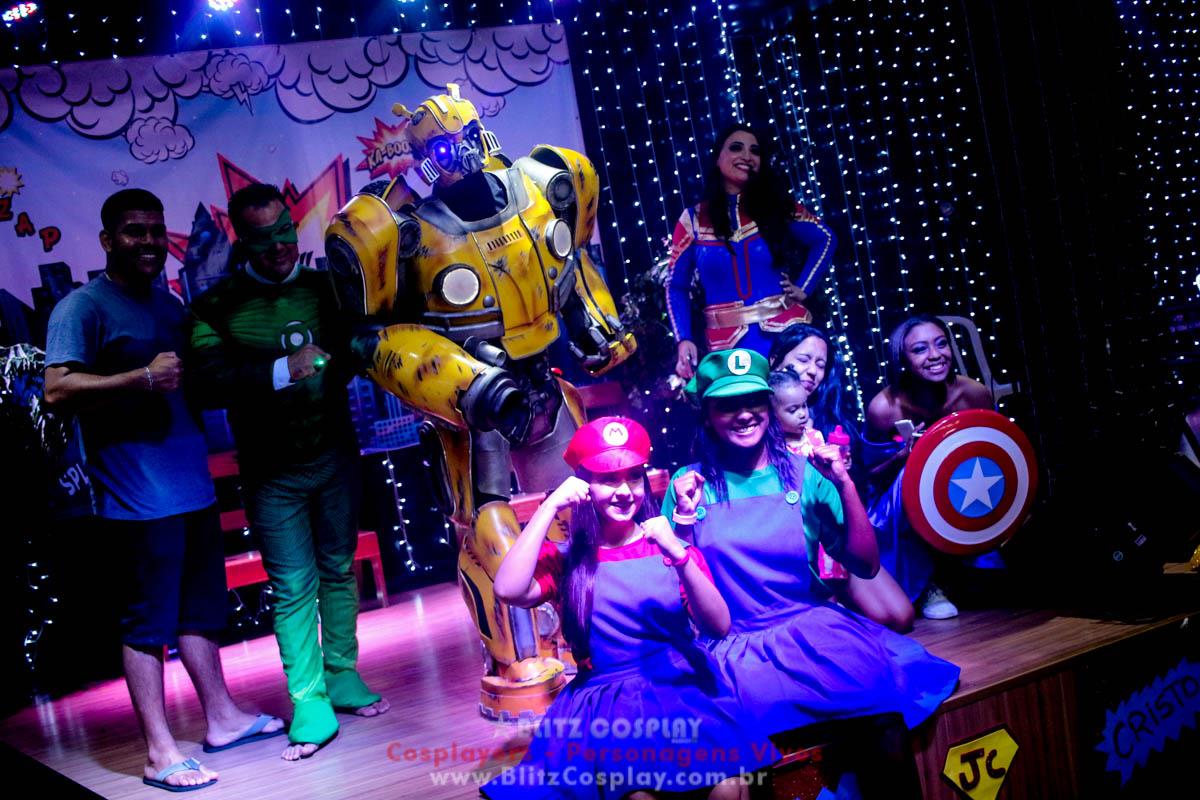 Bublebee Personagem Vivo Para Festas e Eventos.