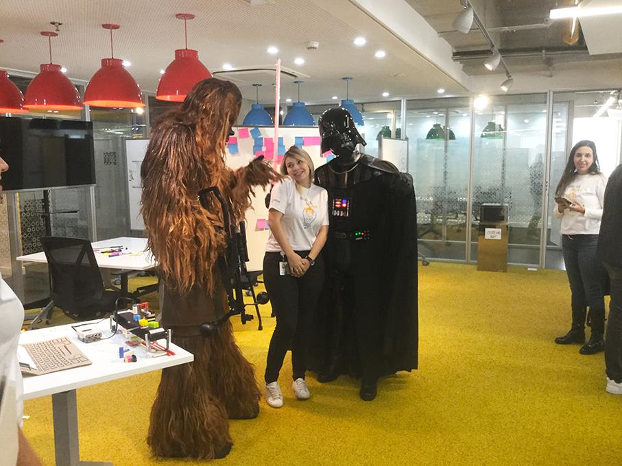 Star Wars personagem vivo para eventos
