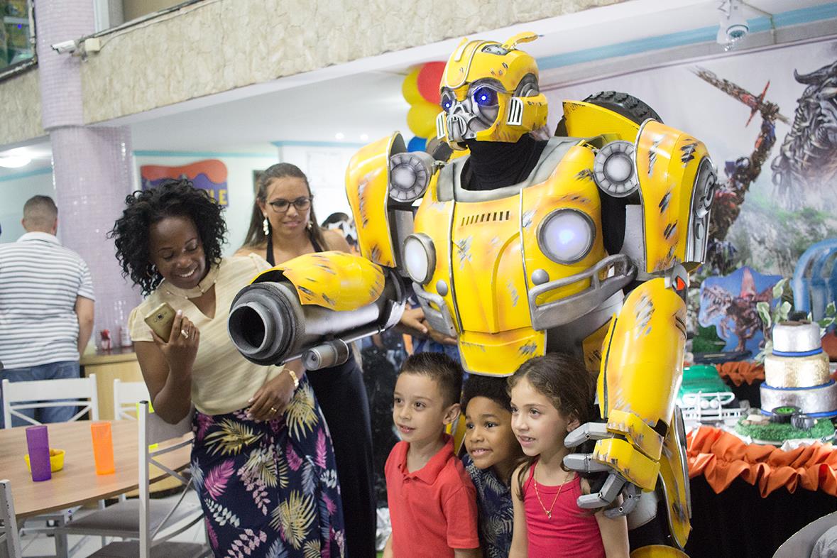 Transformers Personagens vivos para festas