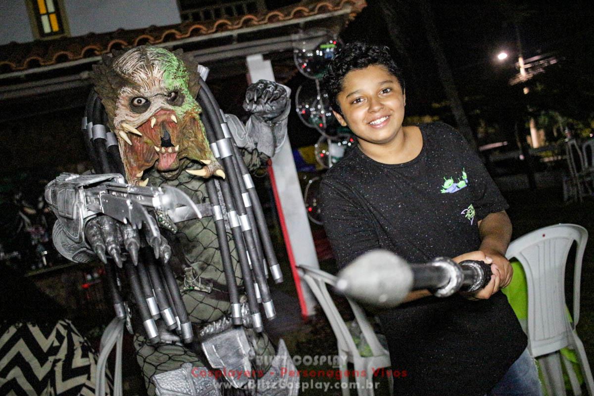 Predador Personagens Vivos Para Festas e Eventos.