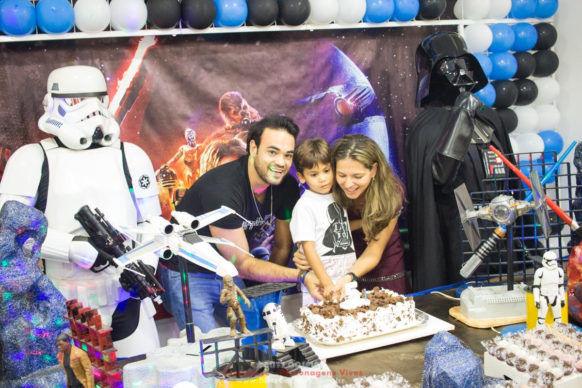 Star Wars Personagens vivos para aniversário