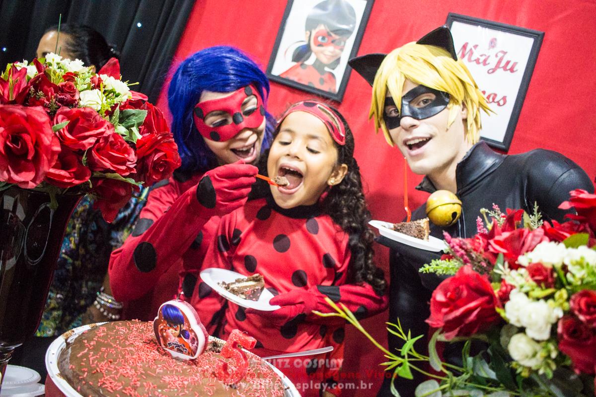 Personagens Vivos Ladybug Para Aniversários
