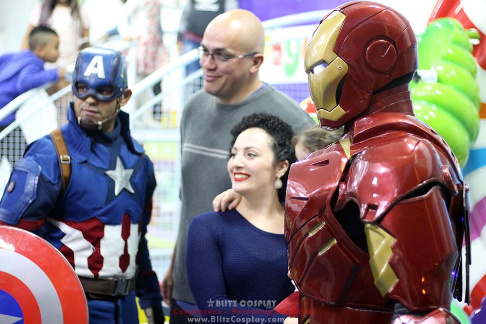 Homem de Ferro personagem vivo