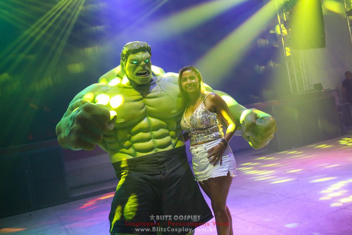 Thanos e Hulk Personagens Vivos Para Festas.