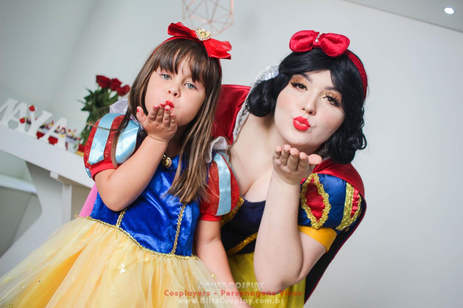 Branca de Neve Personagem Vivo Para Eventos e Festas.