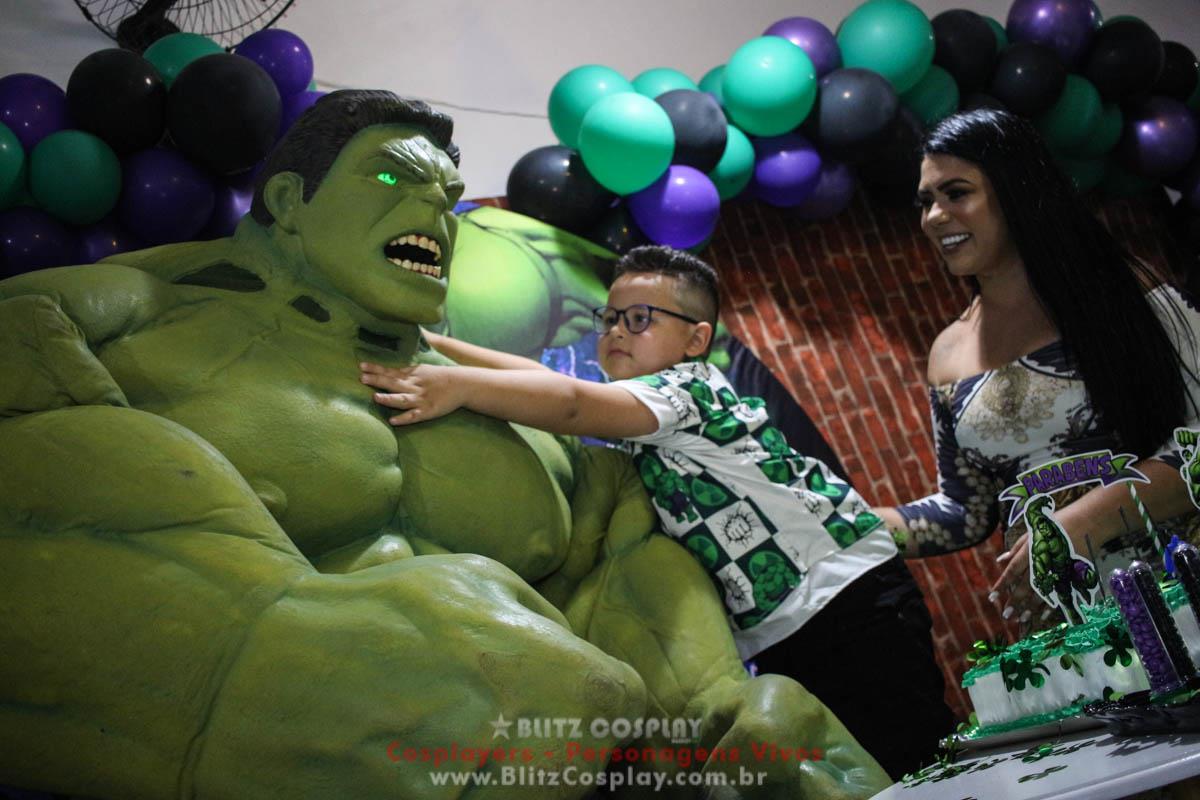 Hulk Personagem Vivo Para Festas e Eventos.