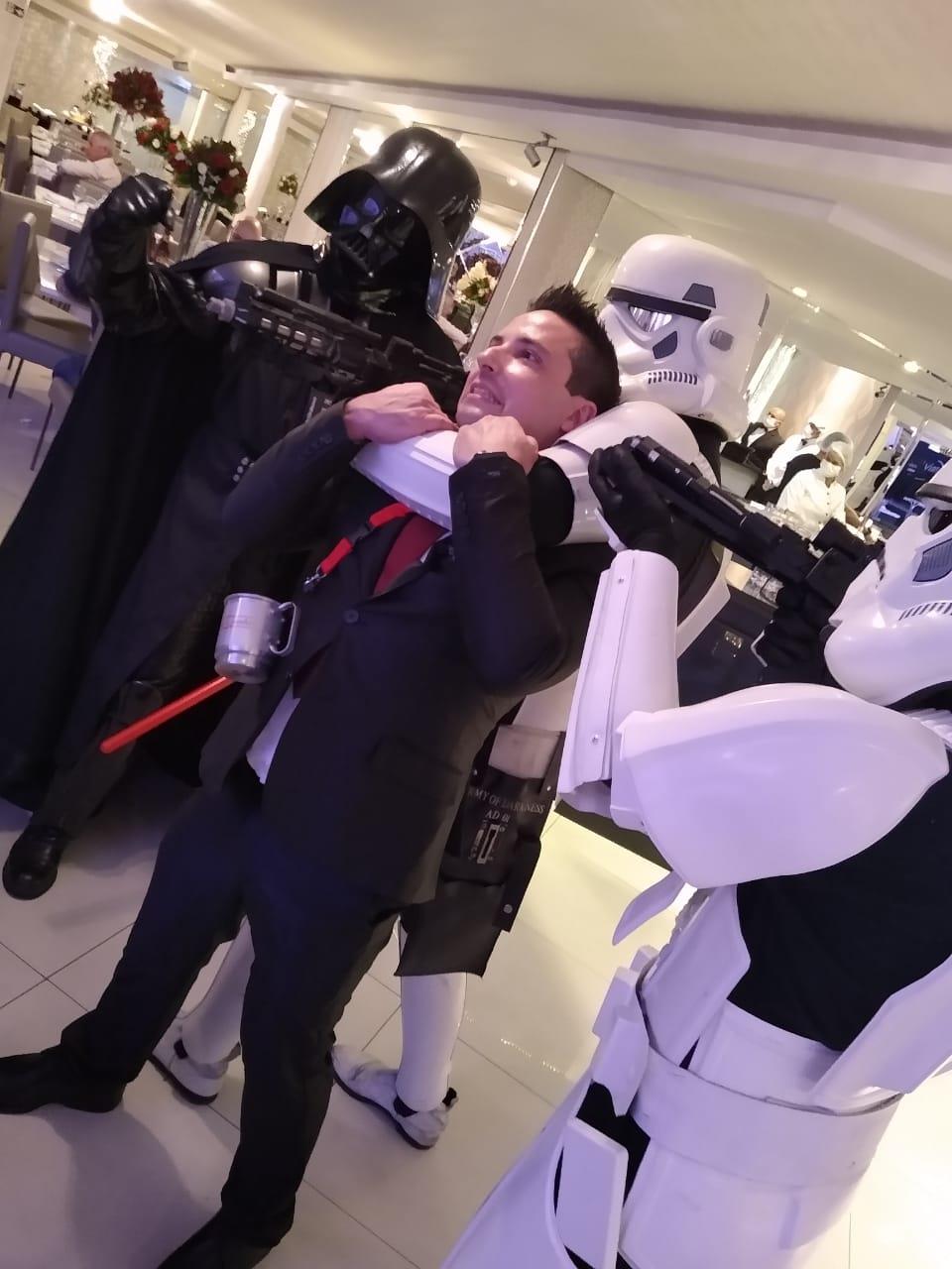 Star Wars Personagem Vivo Para Festas e Eventos.