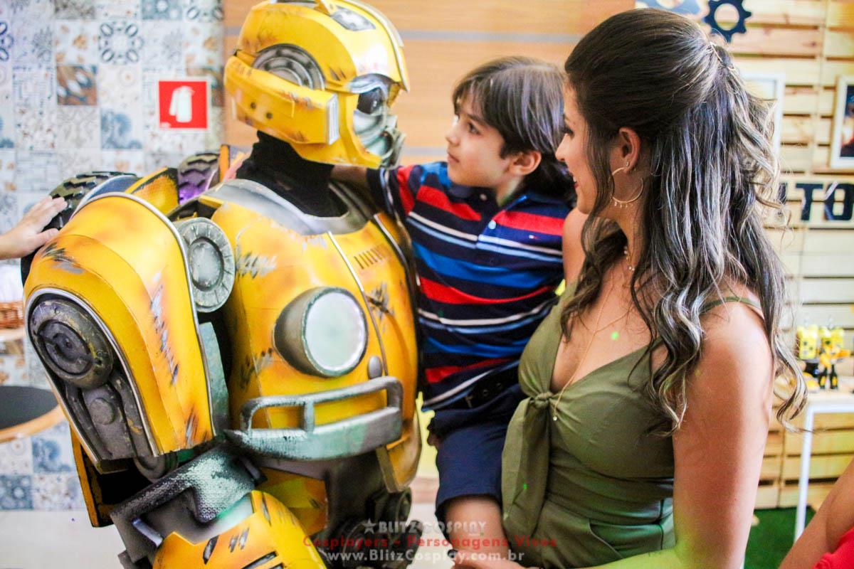 Bumblebee Personagem Vivo Para Festas.