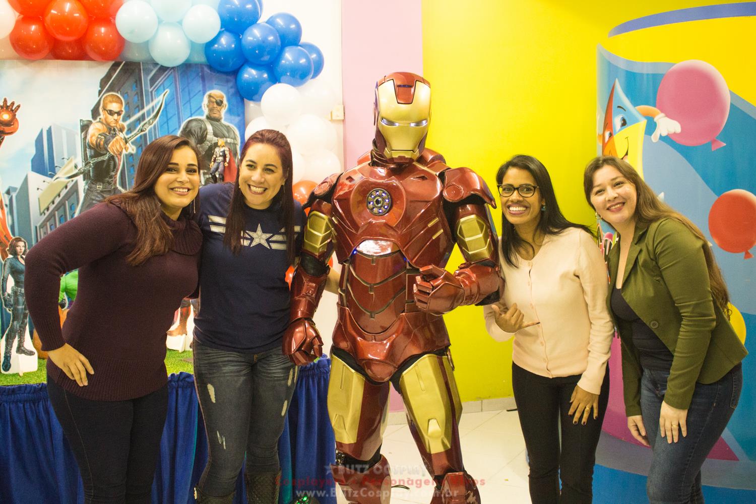 Os Vingadores Personagem Vivo Para Festas.