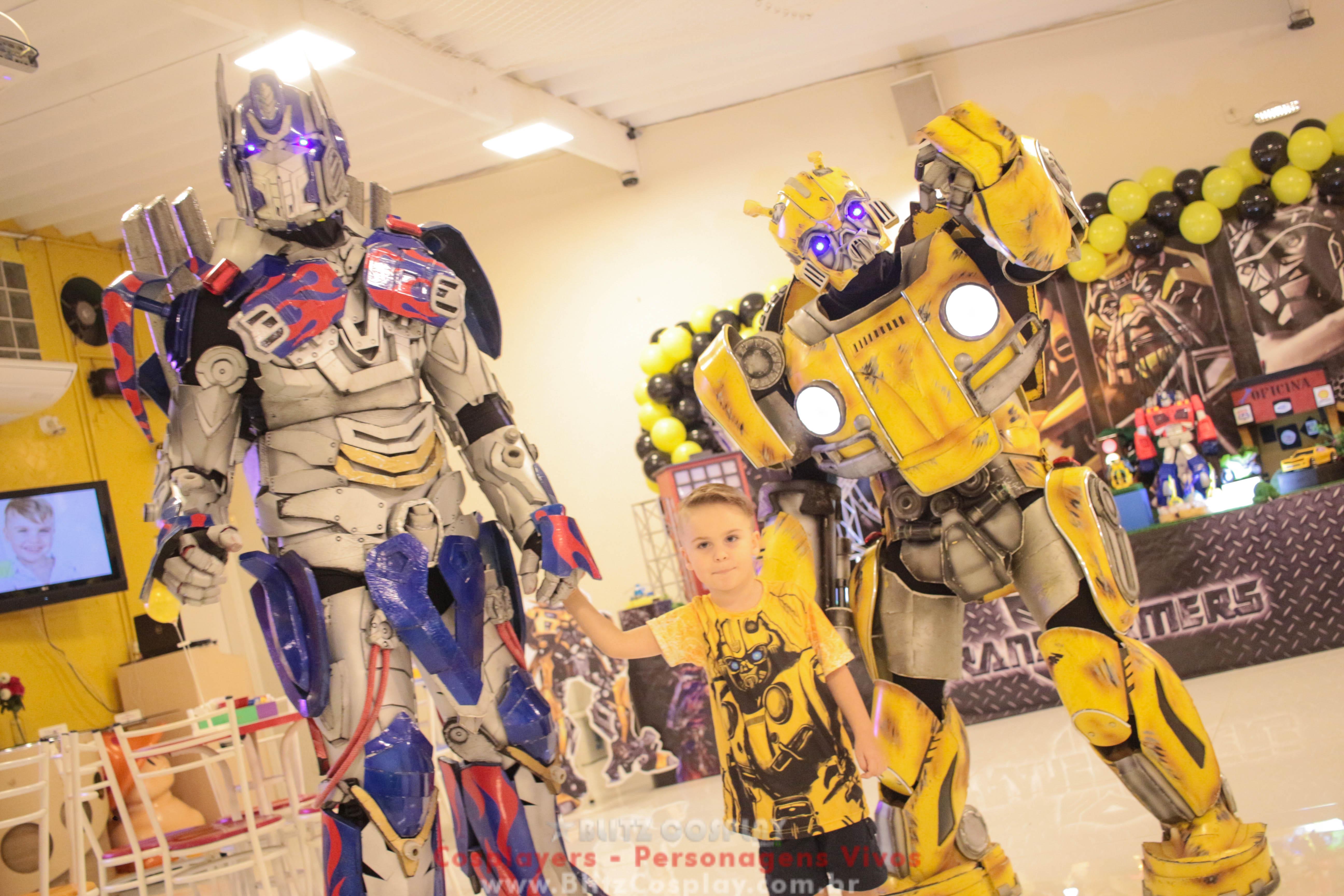 Transformers Personagem Vivo Para Festas e Eventos 