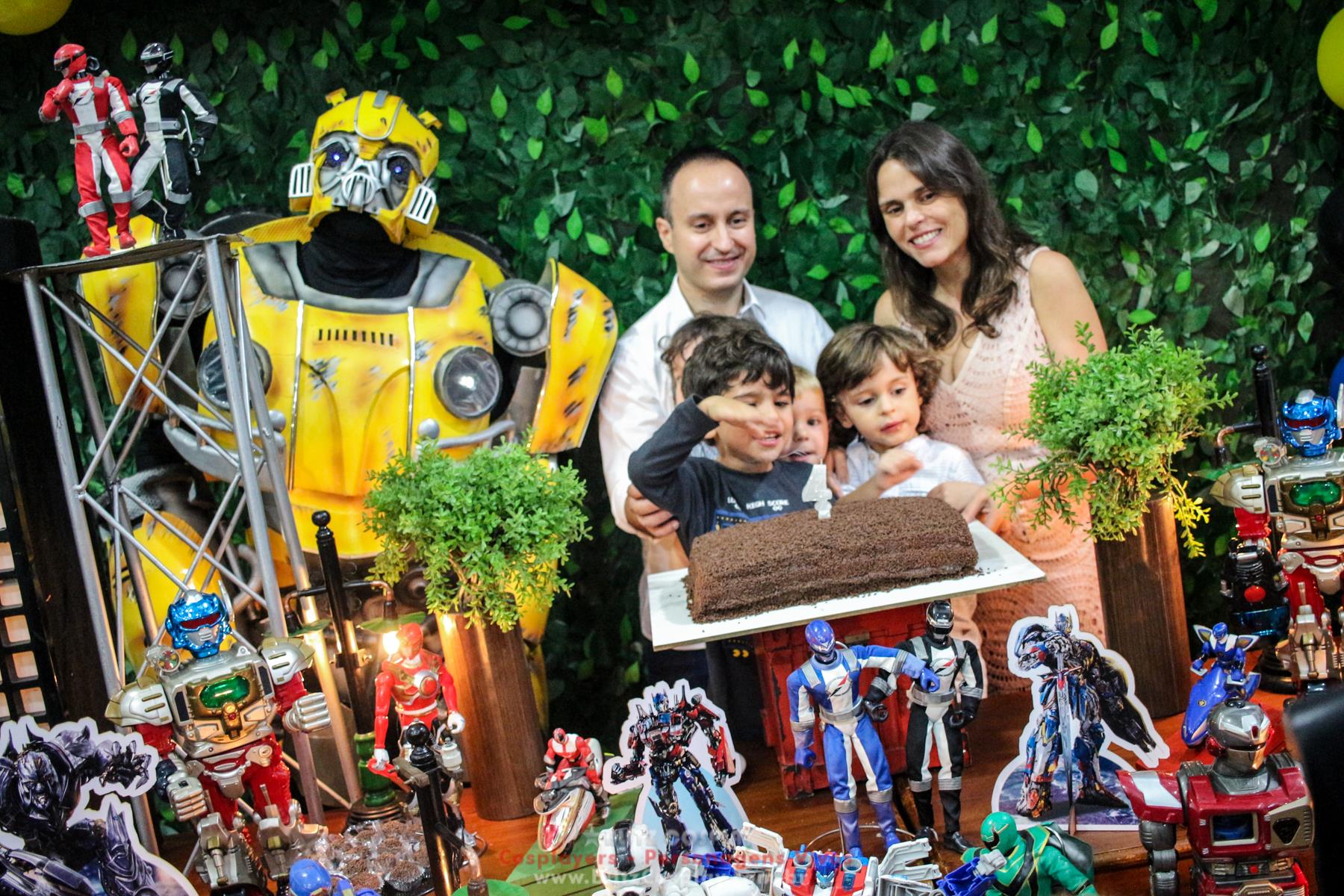 Bumblebee personagem vivo para festas