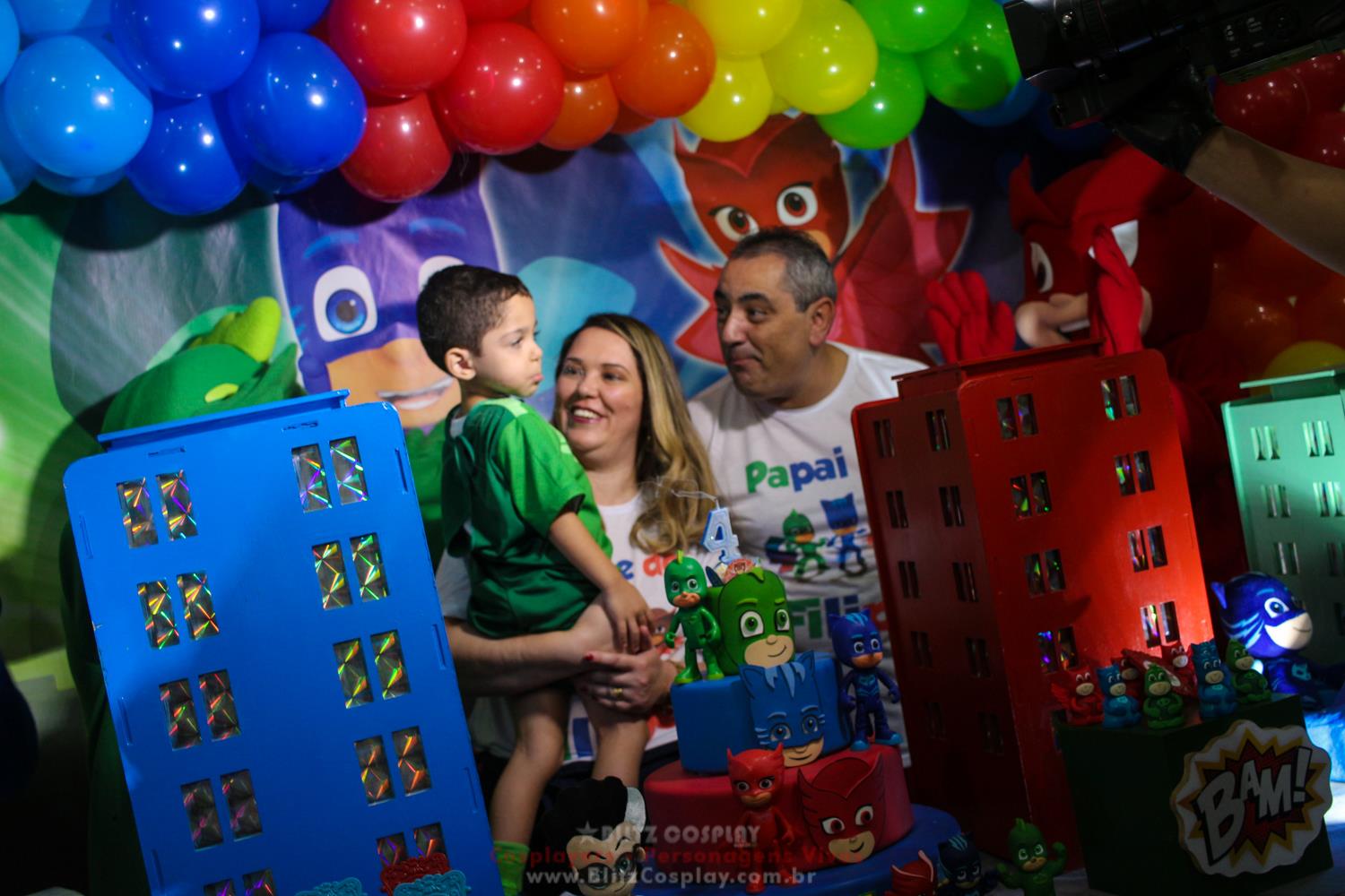 PJmask Personagem Vivo Para Festas