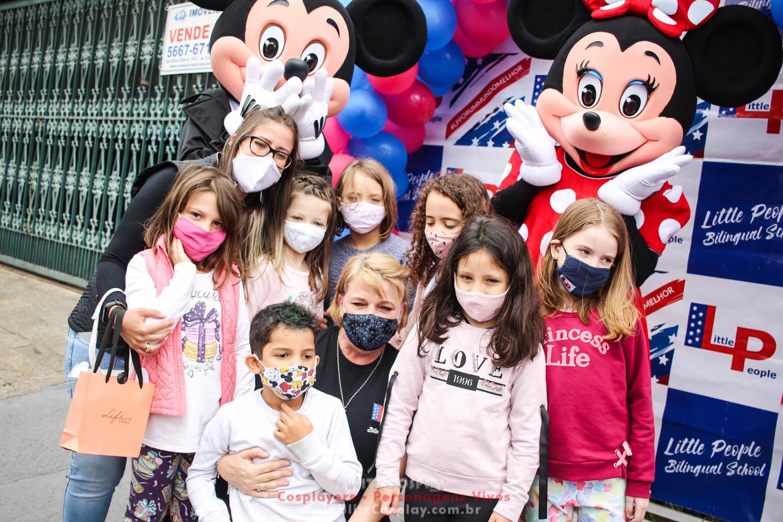 Mickey e Minnie Personagens Vivos Para Festas e Eventos.