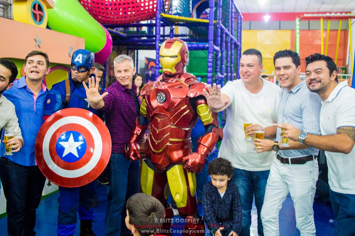 Os Vingadores Personagens vivos para festas