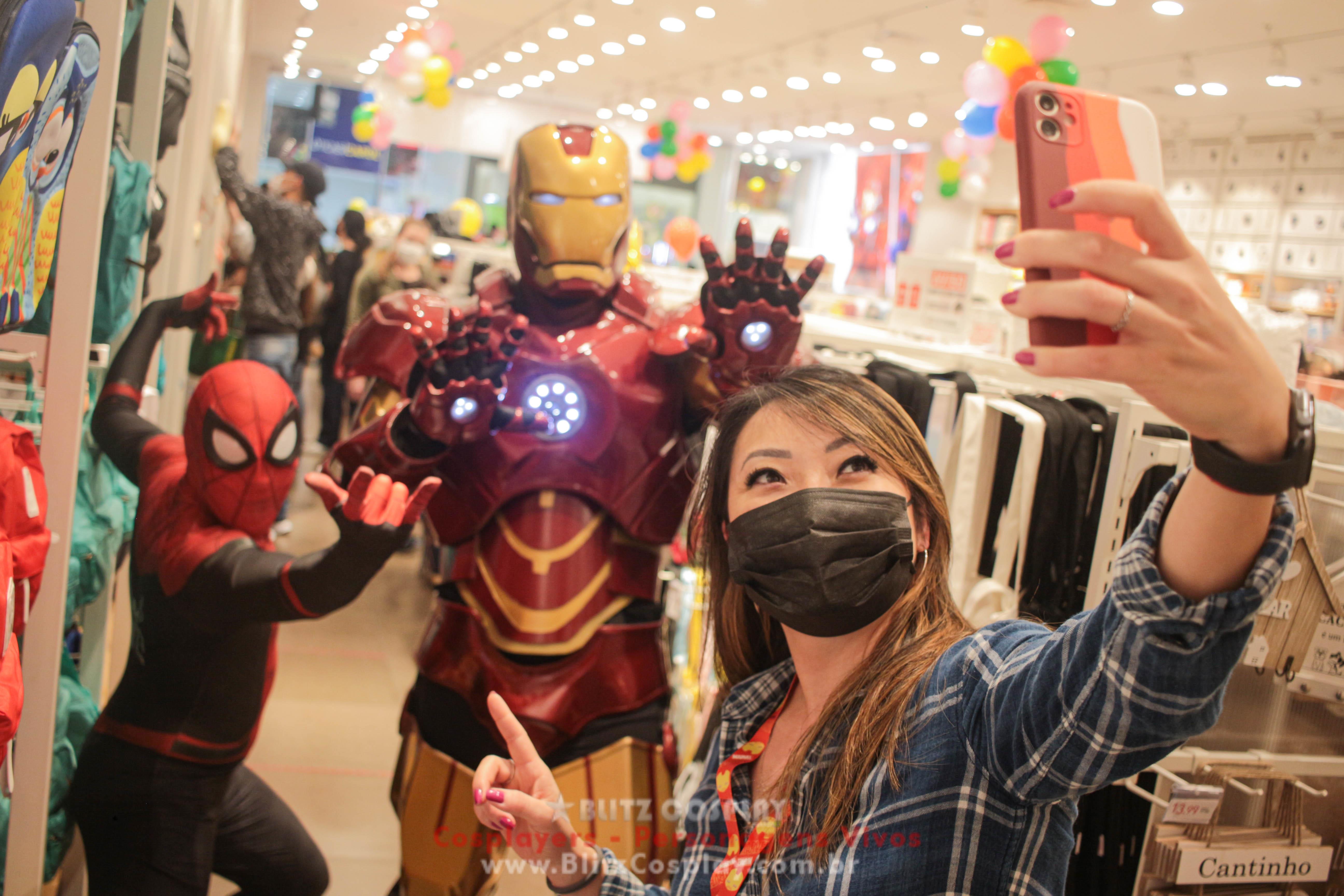 Heróis Personagem Vivo Para Festas e Eventos.