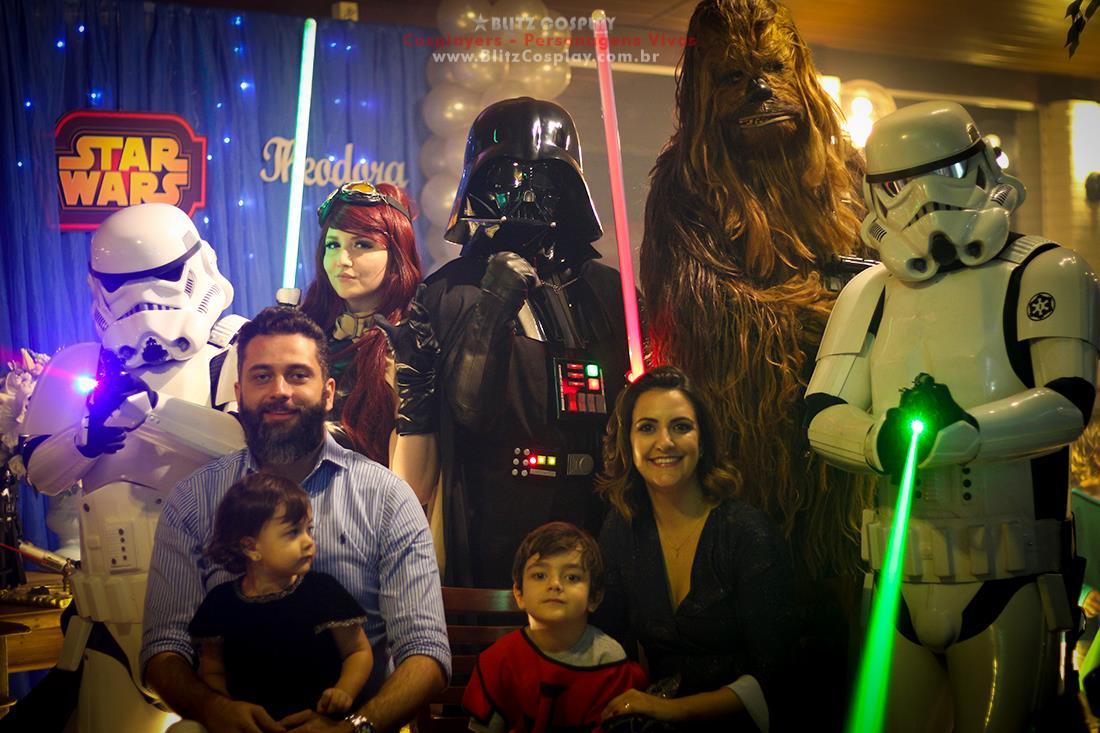 Star Wars Personagens vivos para aniversário
