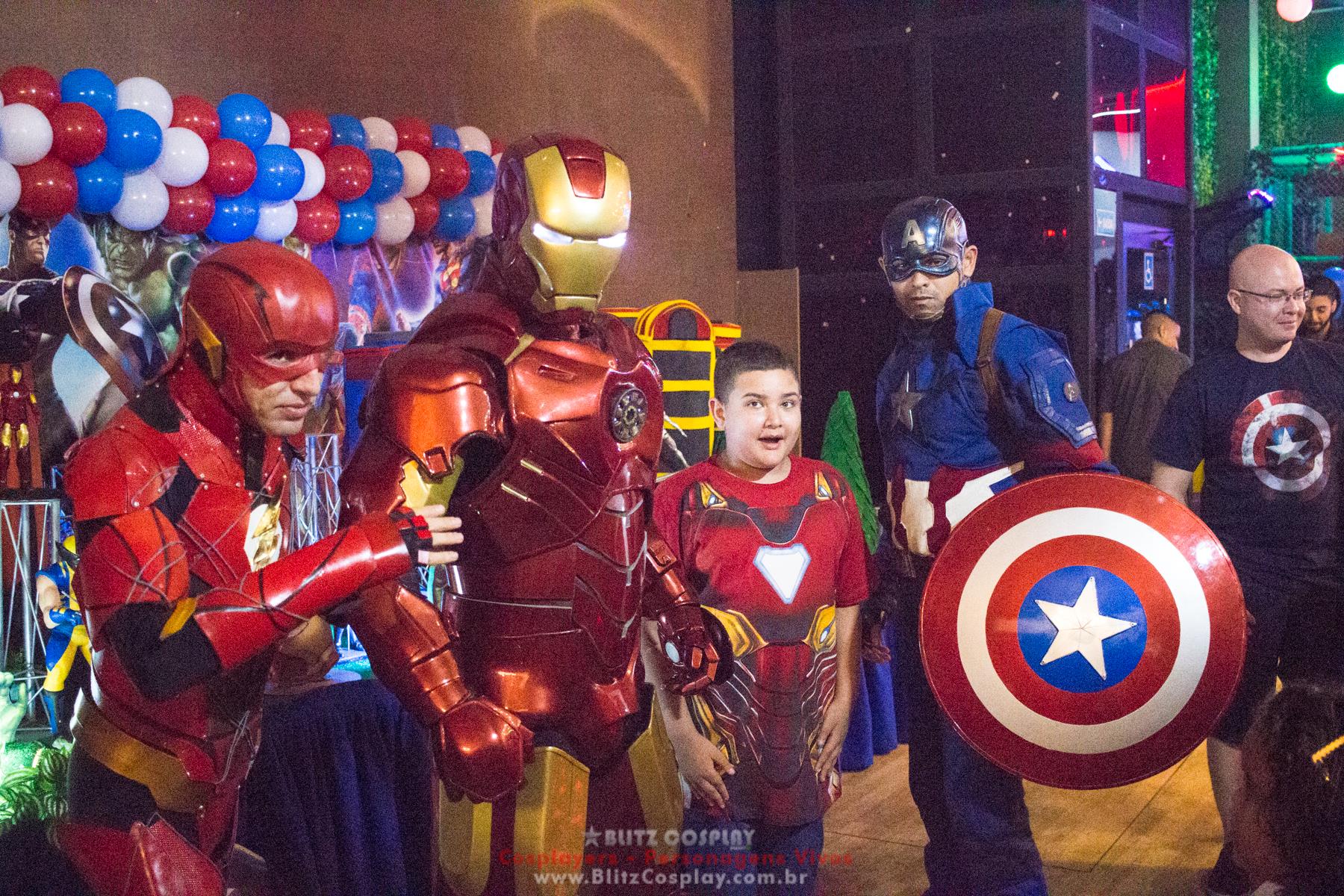 Flash personagem vivo para festas e eventos